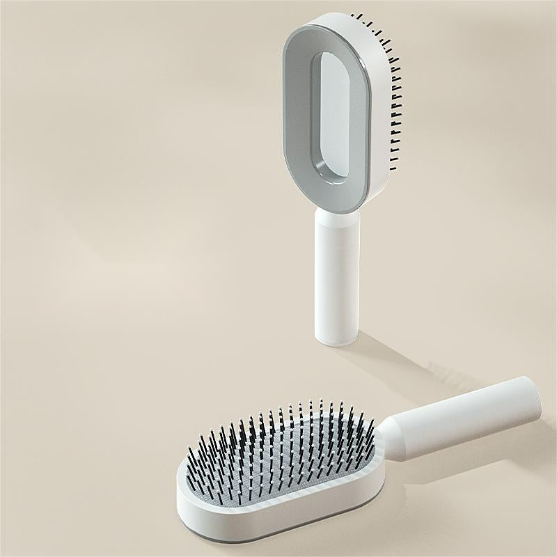 Central Hollow Cushion Hair Comb