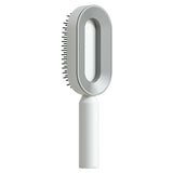 Central Hollow Cushion Hair Comb
