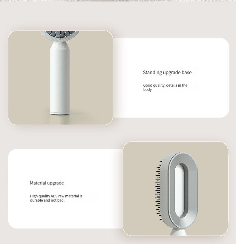 Central Hollow Cushion Hair Comb