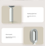 Central Hollow Cushion Hair Comb