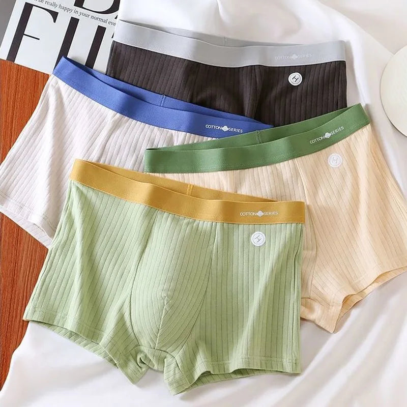 Ultra Absorbent Lightweight Cotton Boxer (set of 4)