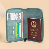 RFID Blocking Zippered Passport Organizer