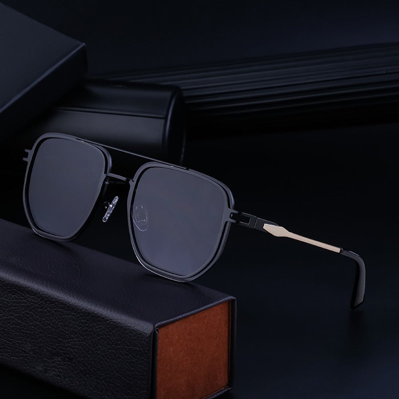 Kajira Square Frame Trim Sunglasses