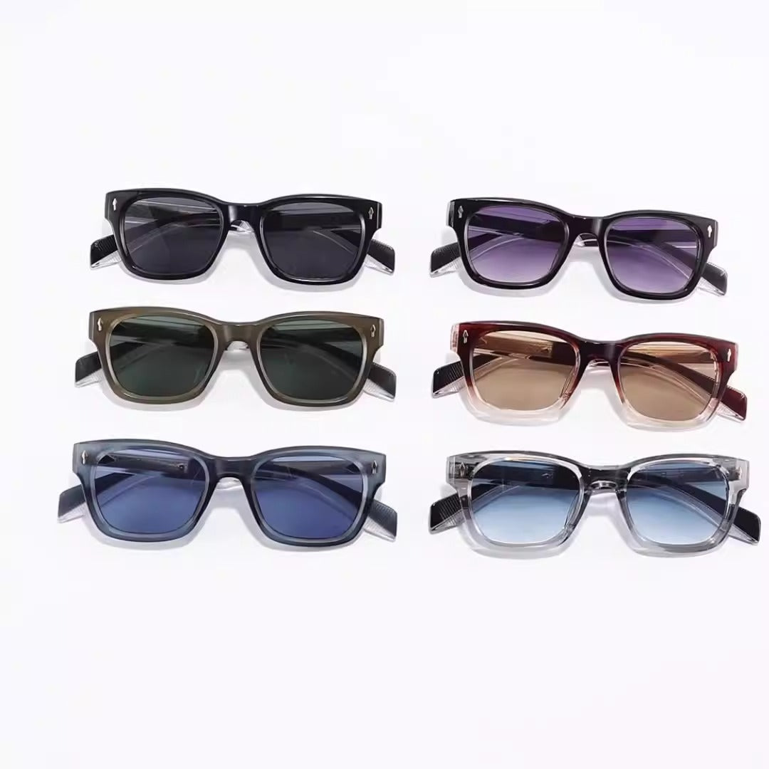Trendy Half-Pin Frame Retro Eyewear