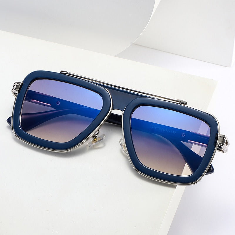KAJILA Bold Retro Square Sunglasses for Men