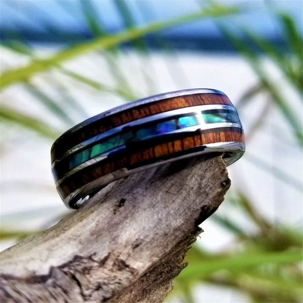 Titanium Steel Dragon Pattern Ring