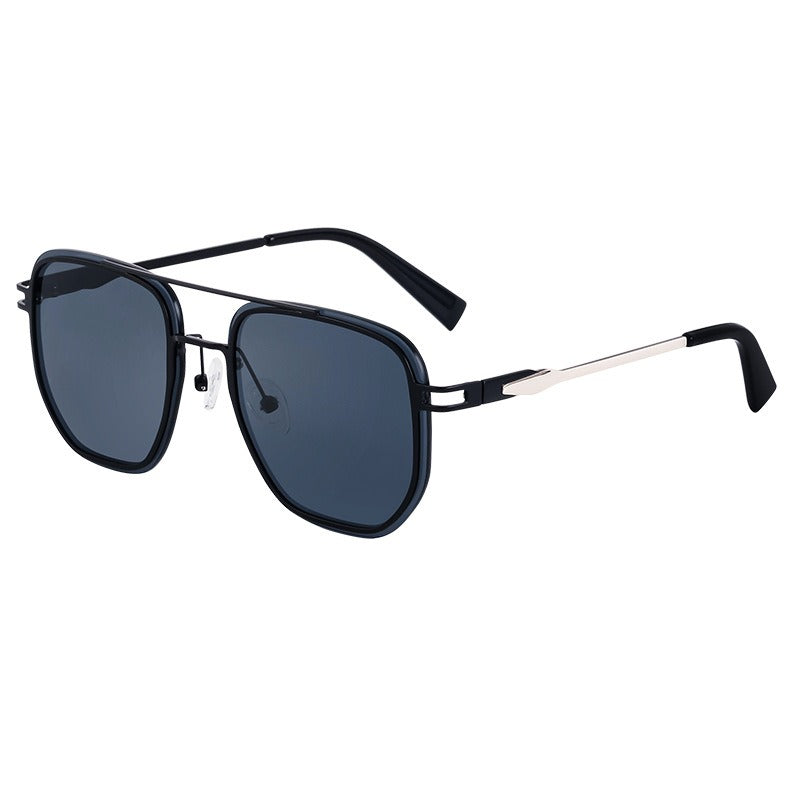 Kajira Square Frame Trim Sunglasses
