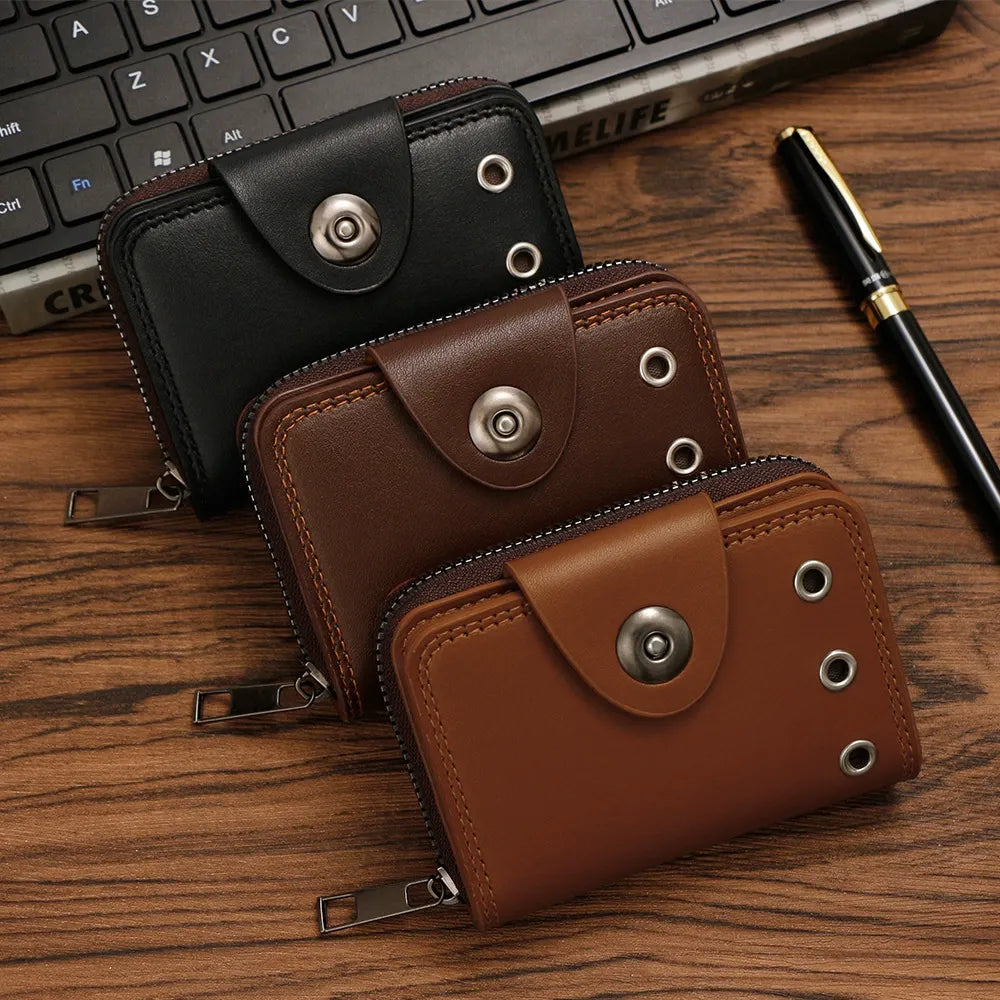 Men's Accordion Card Holder Wallet