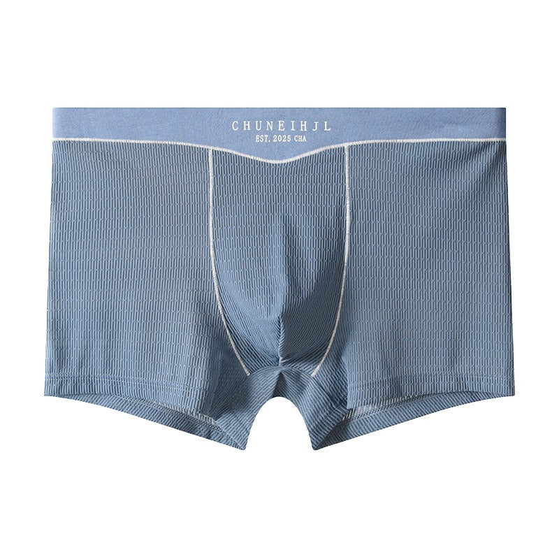 Smooth Ice Silk  Plain Men’s Underwear( set of 04)