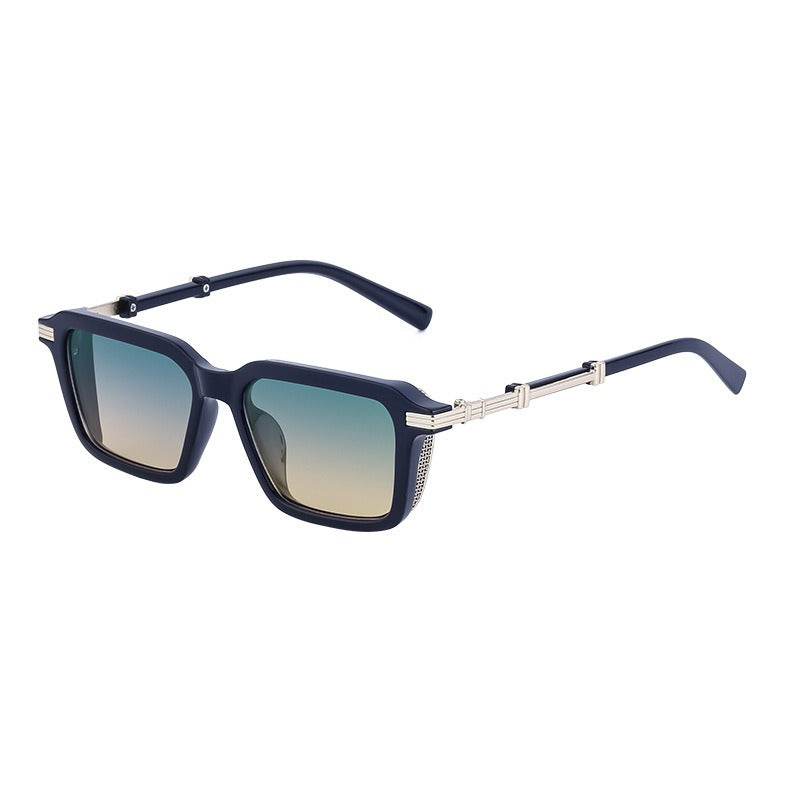 Retro INS Style Steampunk Square Sunglasses