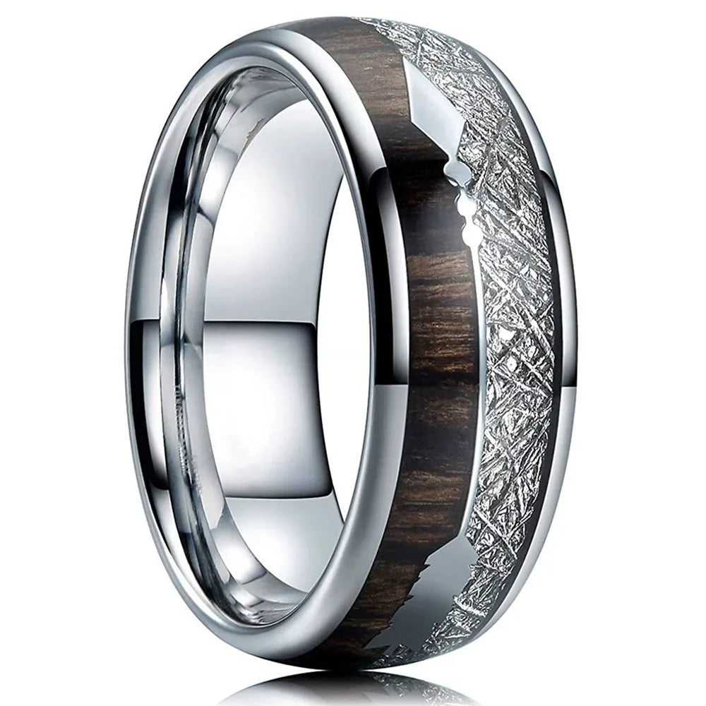 Titanium Steel Fishbone Arrow Finger Ring