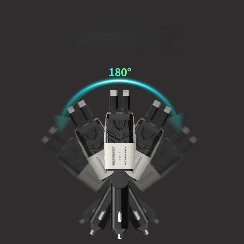 UltraVolt One-to-Four Fast Adapter With Display