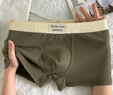 Threaded Contrast Color Men’s Boxer( Set of 04)