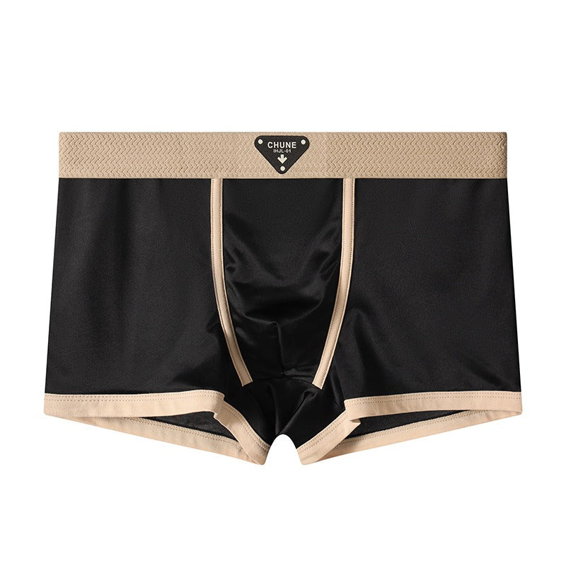 Zero-Friction Solid Ice Silk Underwear( set of 04)