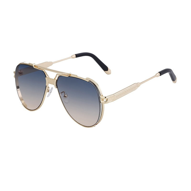 Sporty Edge Punk Style UV Glasses