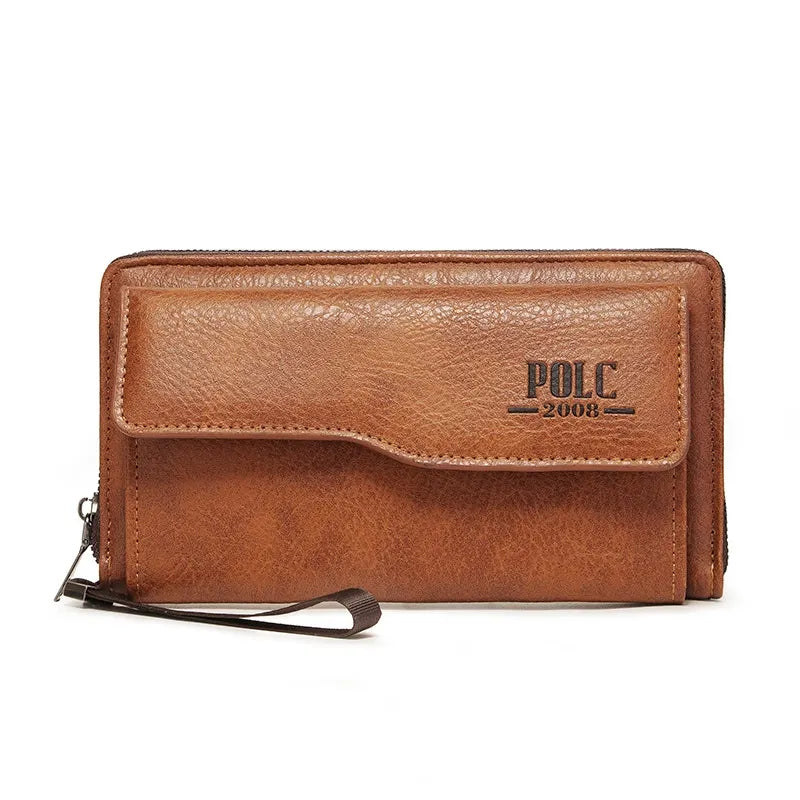 Men’s Multi-Card Zipper Clutch