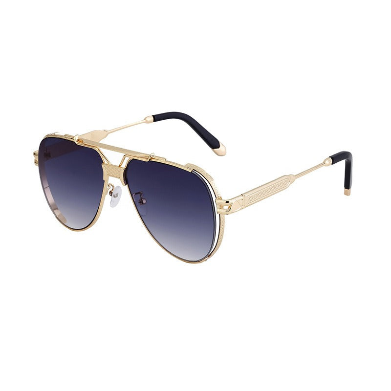 Sporty Edge Punk Style UV Glasses