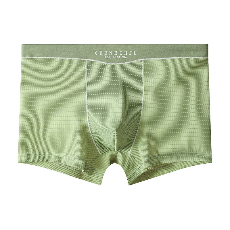 Smooth Ice Silk  Plain Men’s Underwear( set of 04)