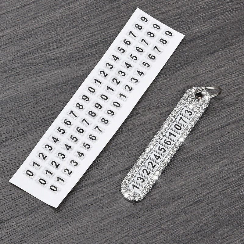 Smart Number Car Key Holder Chain