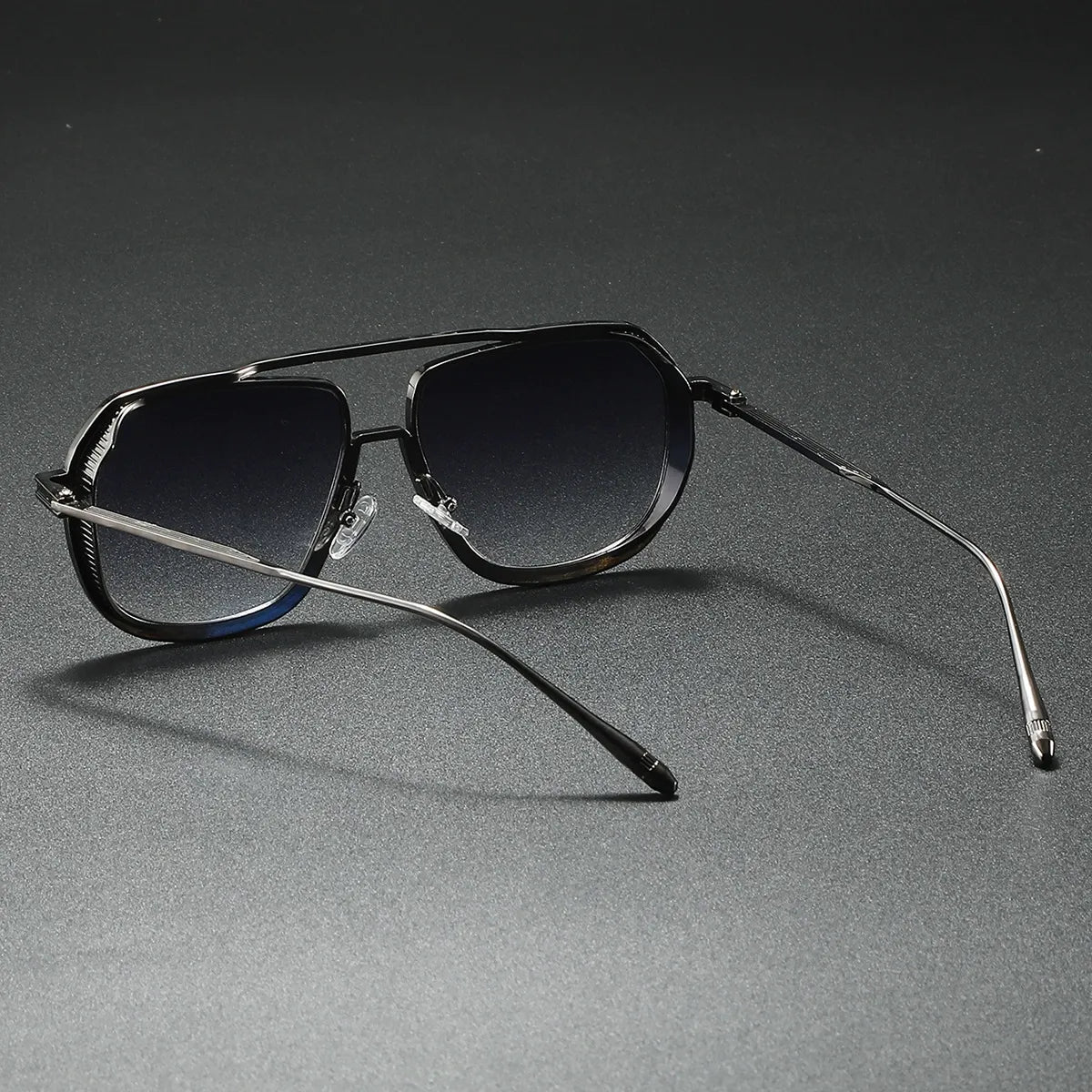 Retro Punk Metal Frame Street Shades