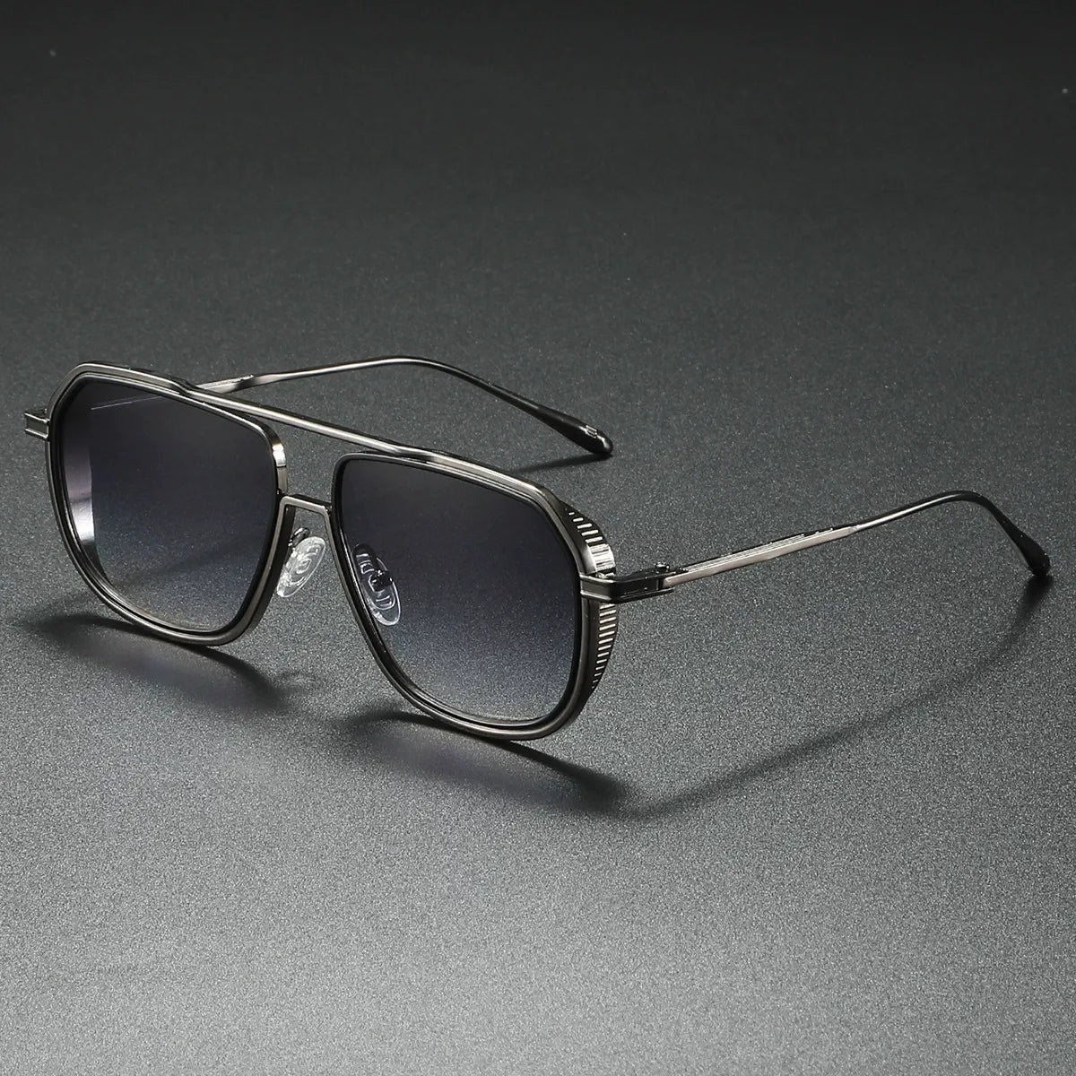 Retro Punk Metal Frame Street Shades