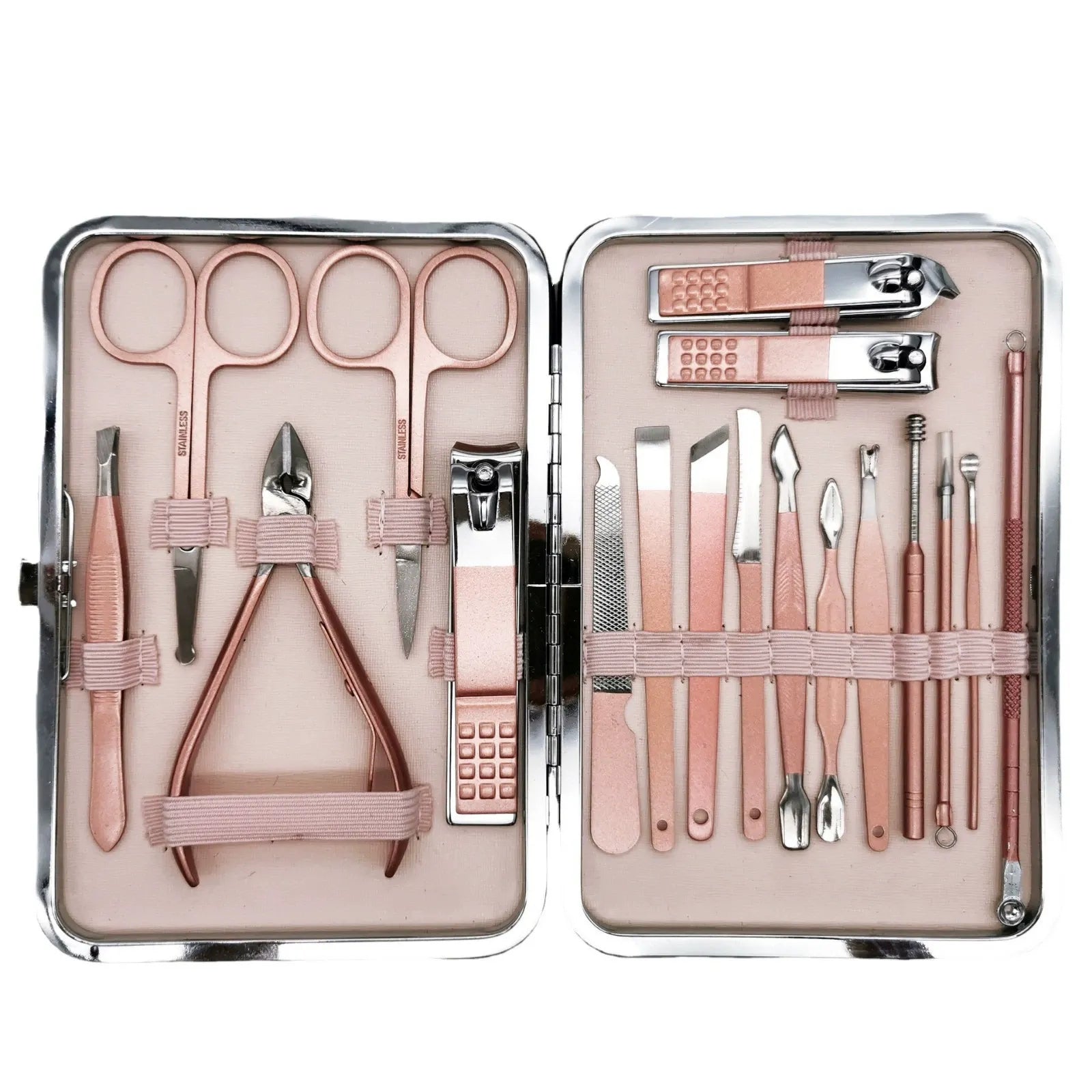 18-Piece Stainless Steel Nail Clipper Set