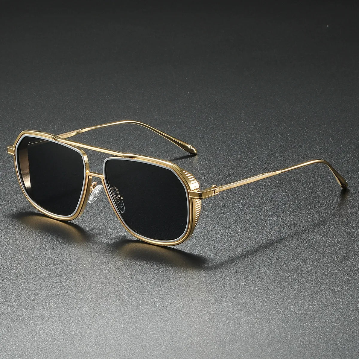 Retro Punk Metal Frame Street Shades