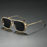 Retro Punk Metal Frame Street Shades
