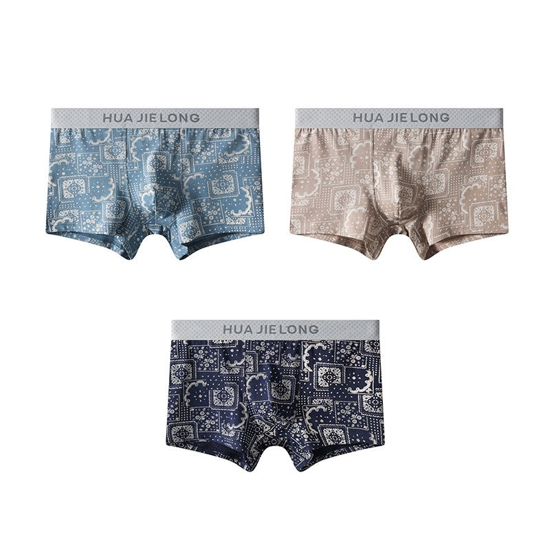 Cotton Printed Mid-Waist Underwear (set of 04)