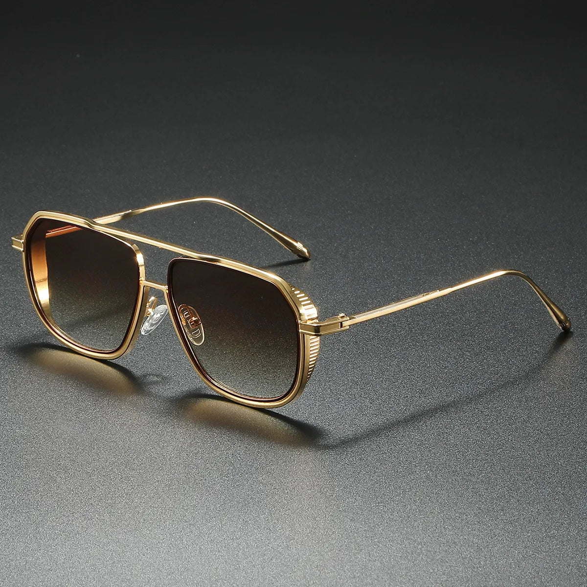 Retro Punk Metal Frame Street Shades