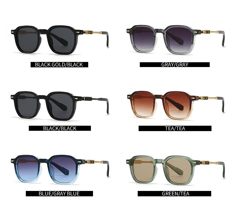 Vintage Pilot Style Round Frame Shades