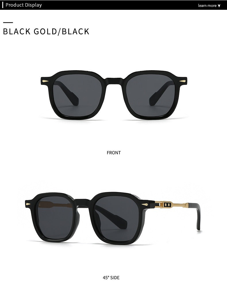 Vintage Pilot Style Round Frame Shades