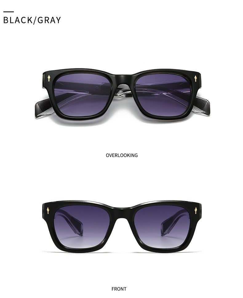 Trendy Half-Pin Frame Retro Eyewear