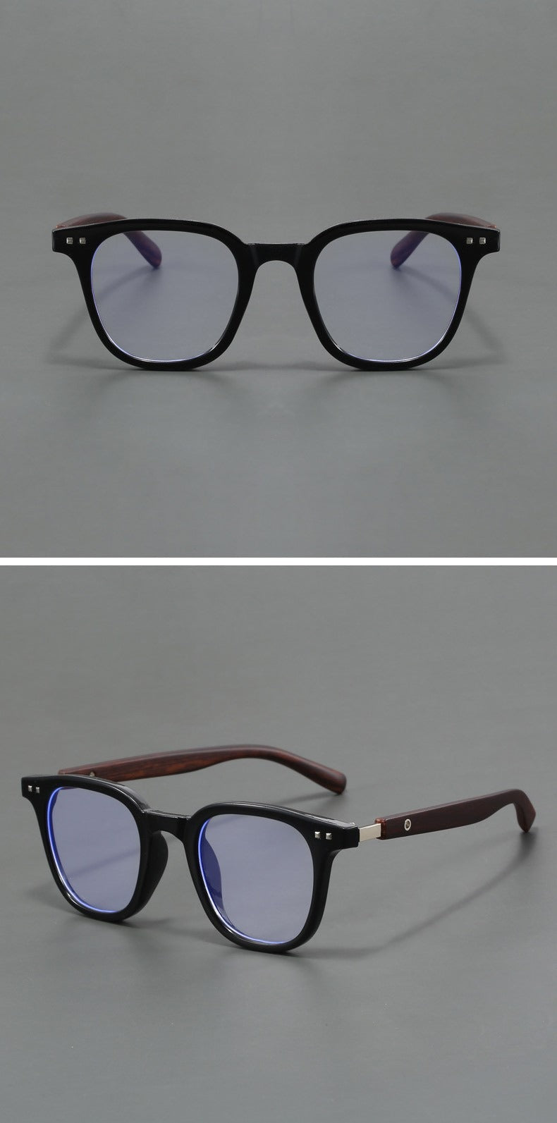 Wood Grain Anti-Blue Light Glasses