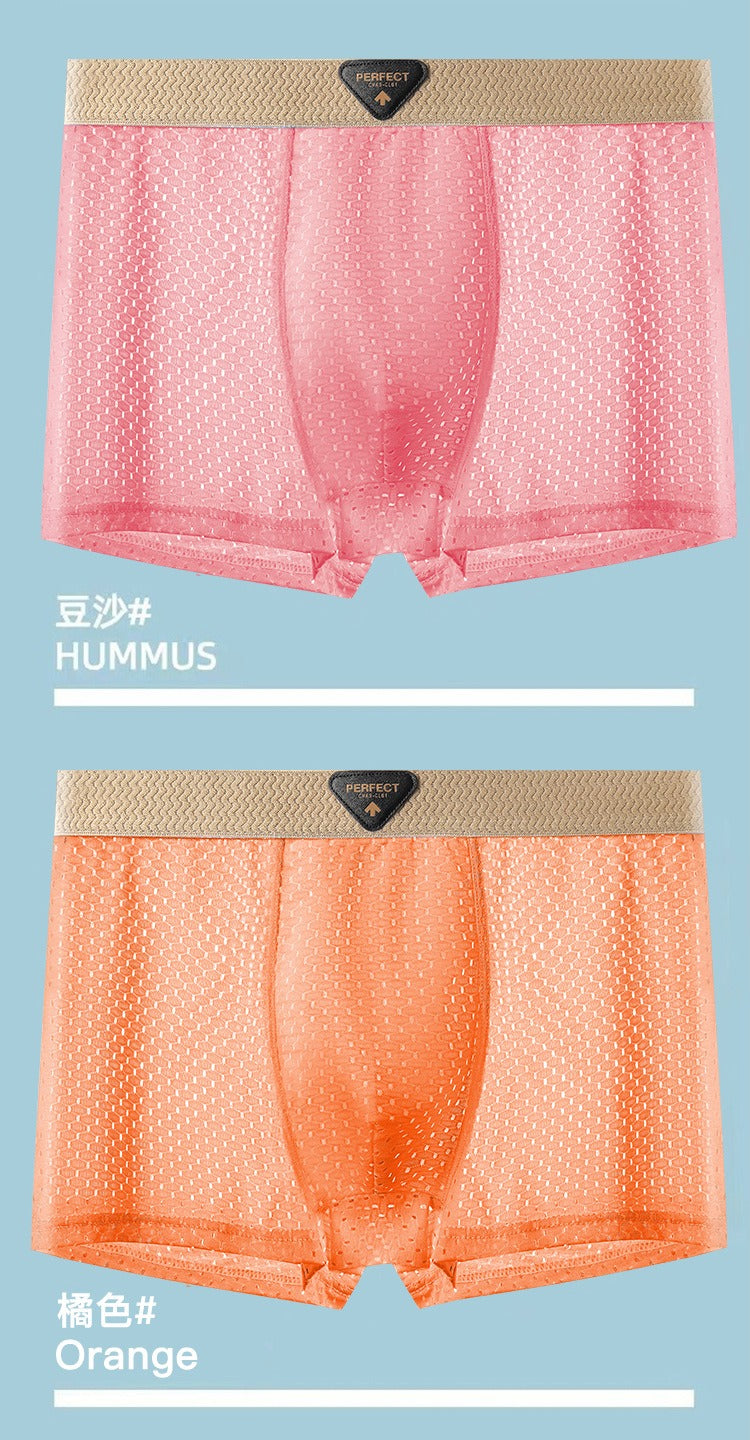 AirCool Ice Silk Breathable Underwear( set of 04)