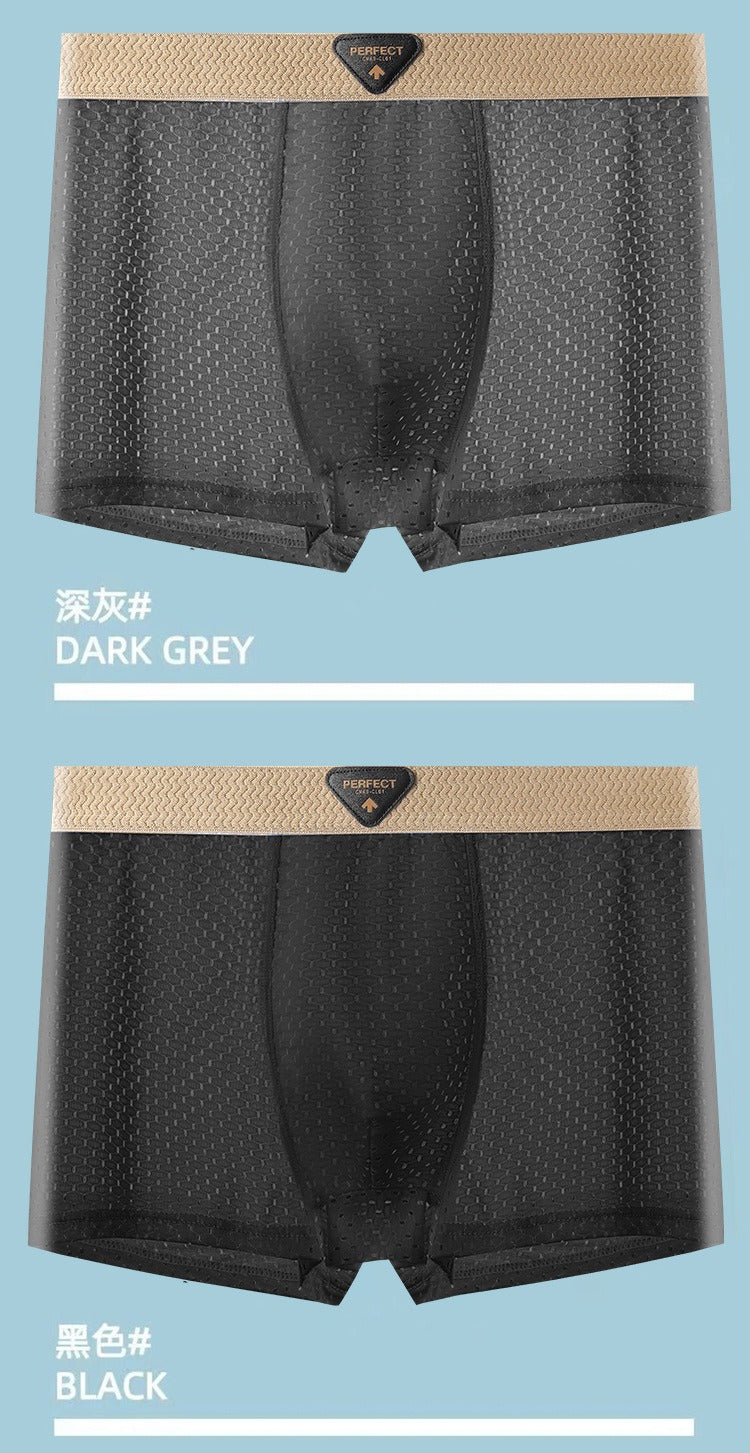 AirCool Ice Silk Breathable Underwear( set of 04)