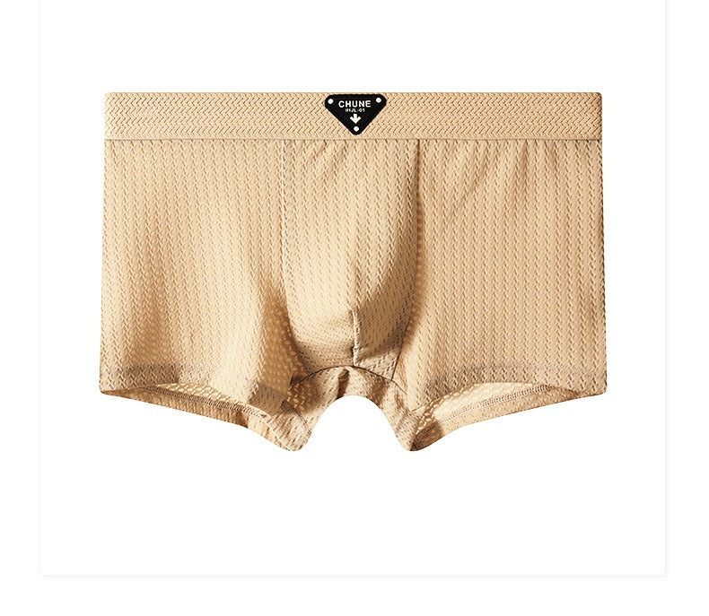 New Ice Silk Solid Men’s Underwear ( set of 04)