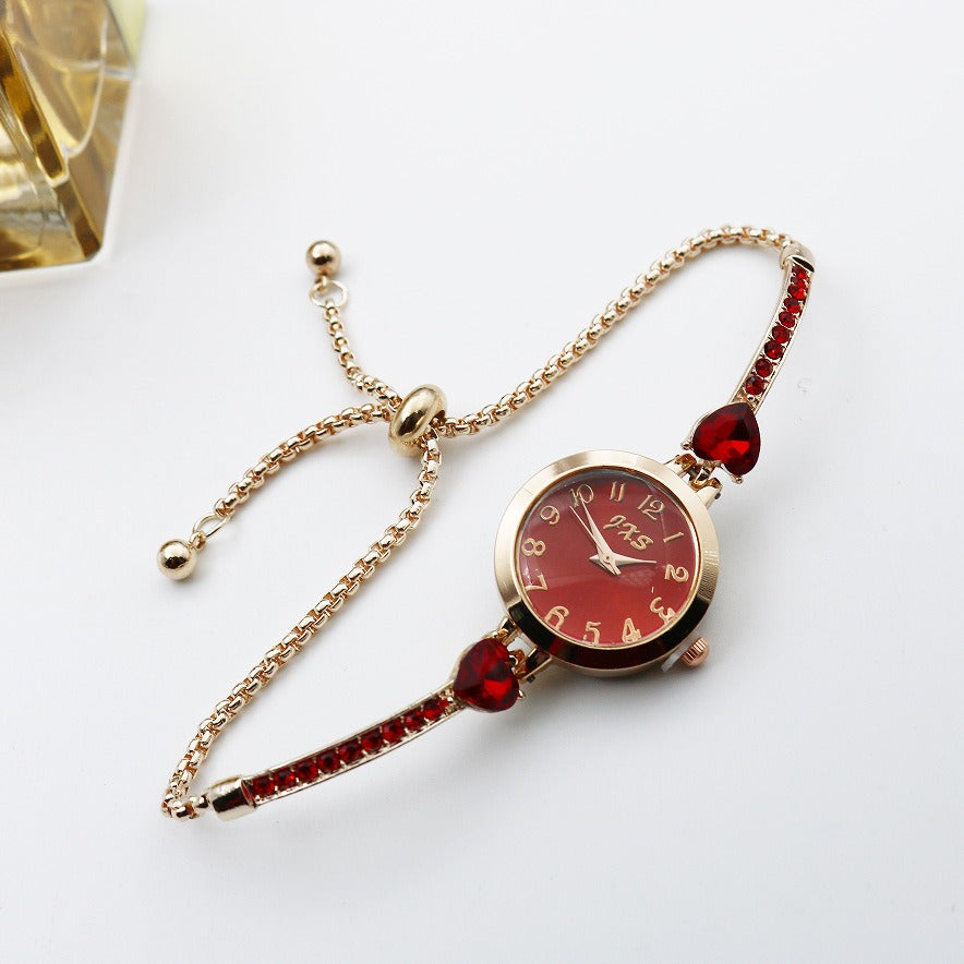 Women’s Love Heart Bracelet Quartz Watch