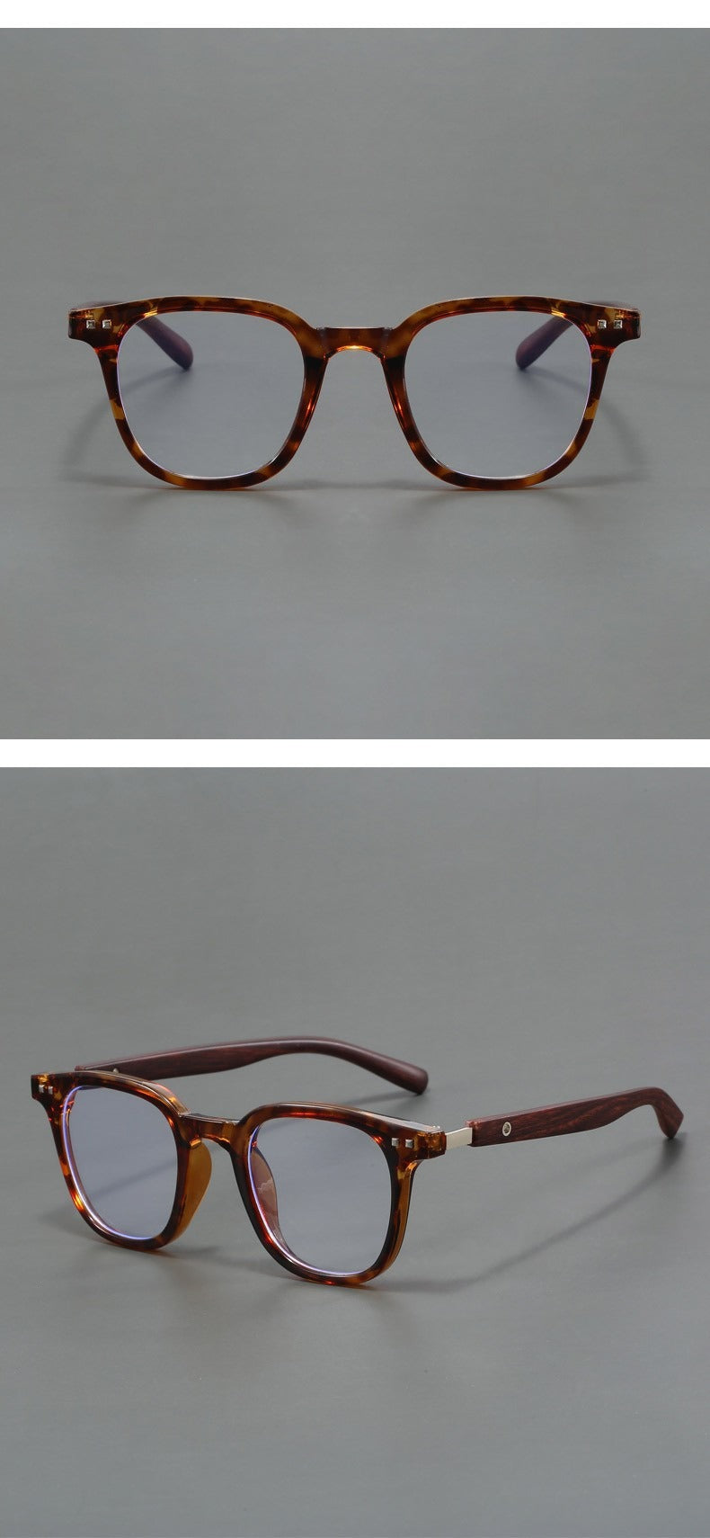 Wood Grain Anti-Blue Light Glasses