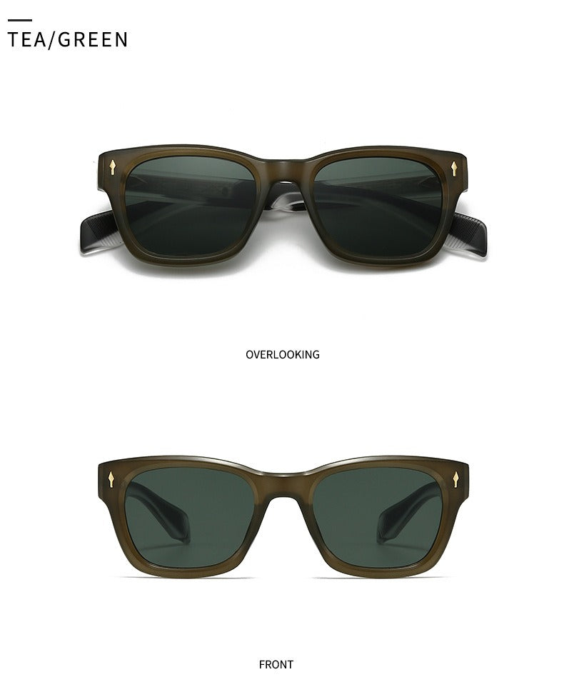 Trendy Half-Pin Frame Retro Eyewear