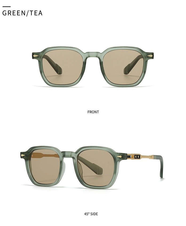 Vintage Pilot Style Round Frame Shades