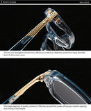 Retro Double Beam Square Frame Sunglasses