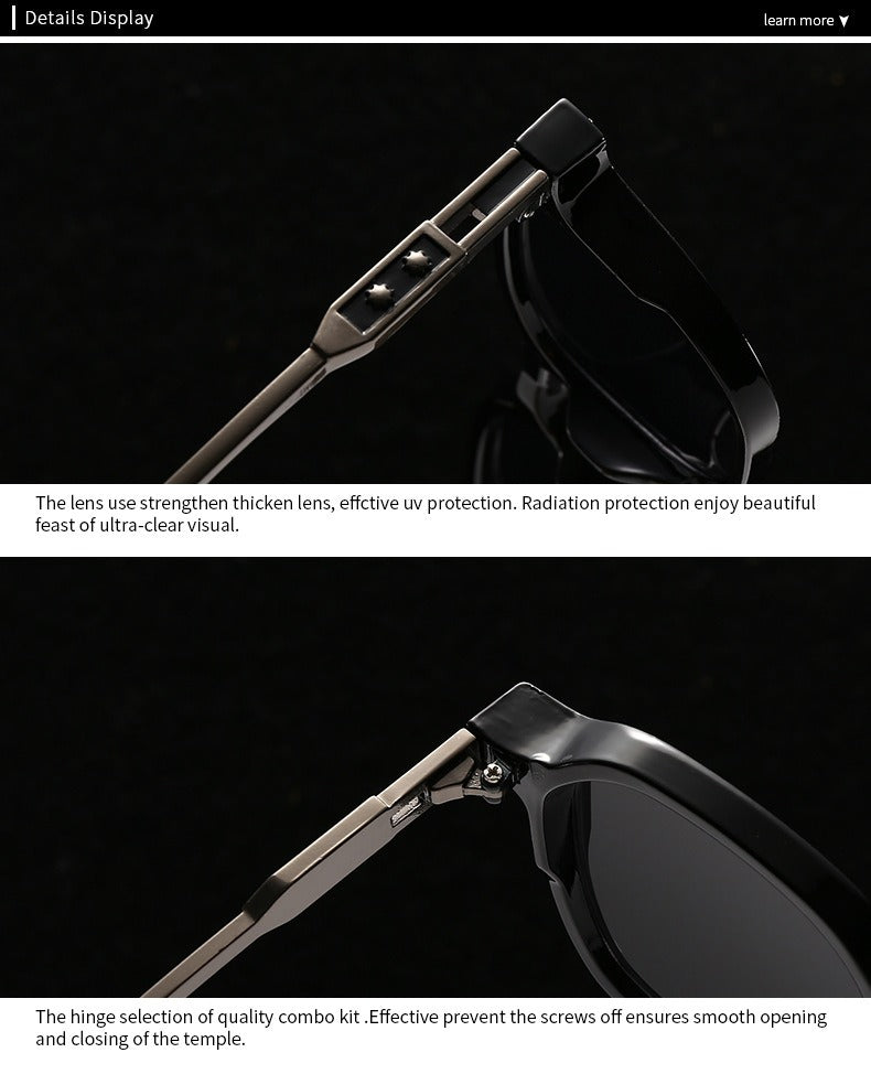 Vintage Pilot Style Round Frame Shades