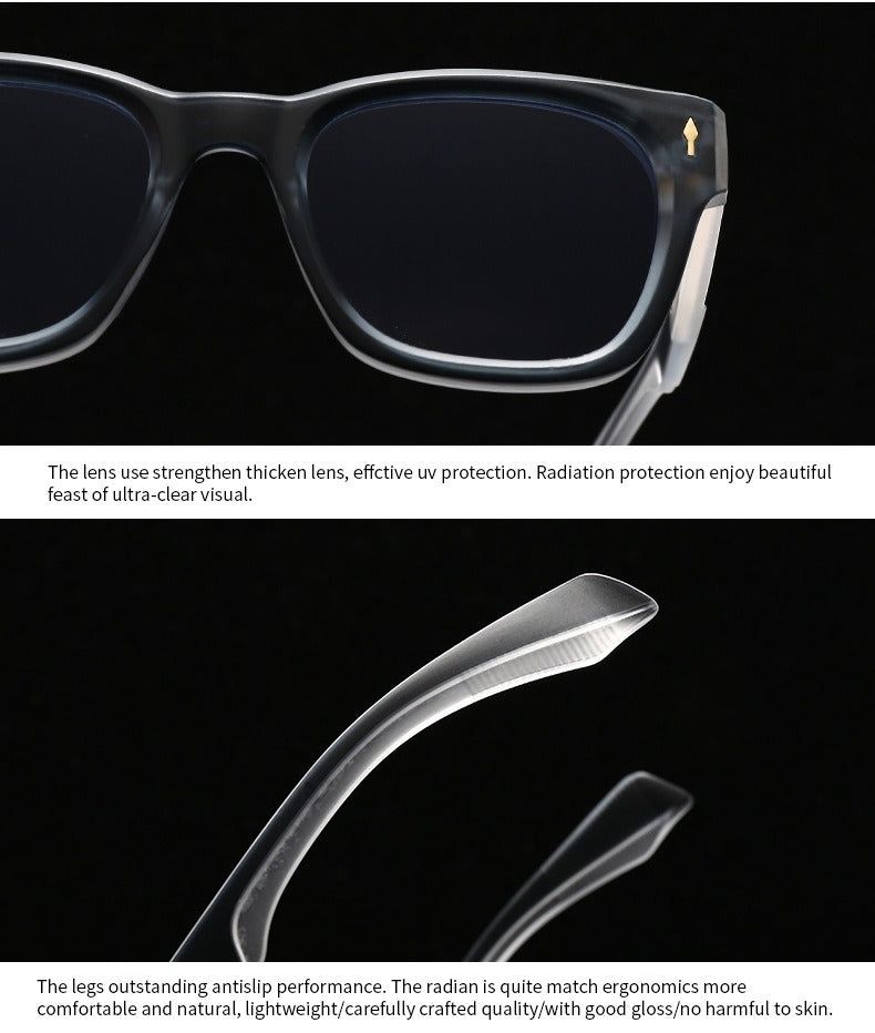 Trendy Half-Pin Frame Retro Eyewear