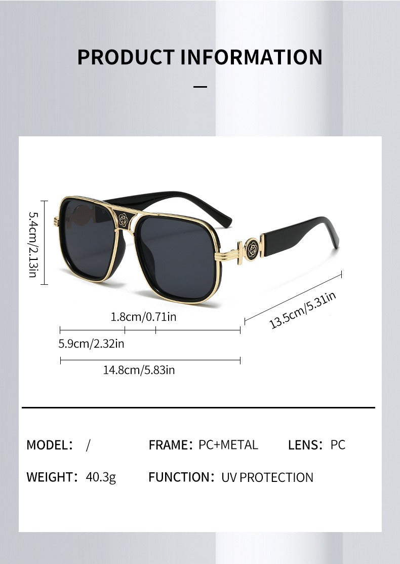 Luxury Casual Style Metal Shades