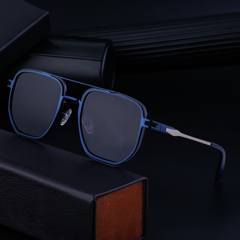 Kajira Square Frame Trim Sunglasses