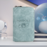 RFID Blocking Zippered Passport Organizer