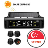 Car Solar Tire Pressure Monitoring System With Display