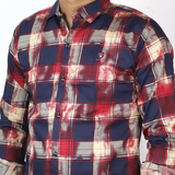 Men's Trendy Checkered Casual Full Shirt