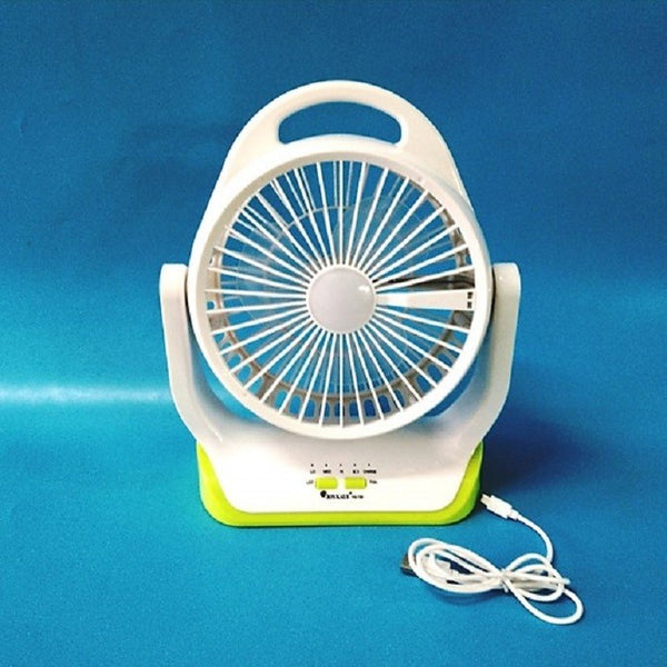 Supermoon rechargeable folding fan with hot sale led light